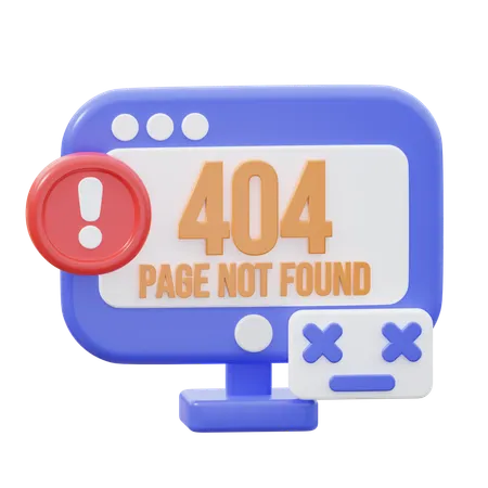 Page Not Found  3D Icon