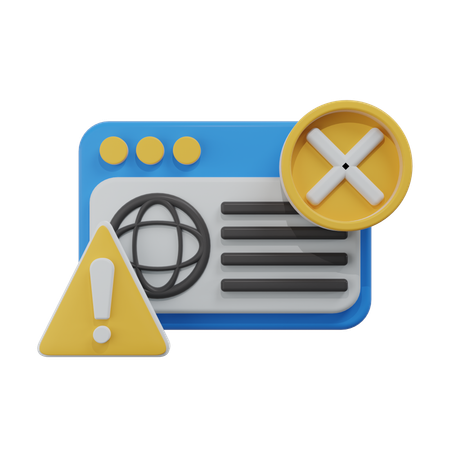 Page Not Found  3D Icon