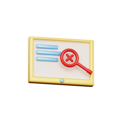 Page Not Found  3D Icon