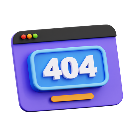 Page Not Found  3D Icon