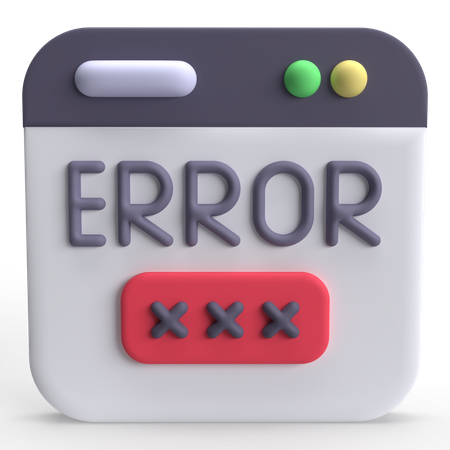 Page Not Found  3D Icon