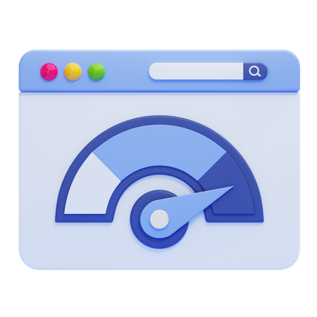Page Speed  3D Icon
