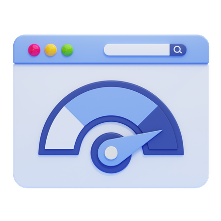 Page Speed  3D Icon