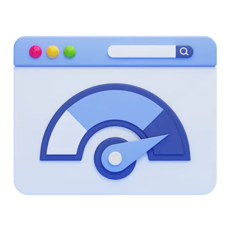 Page Speed  3D Icon