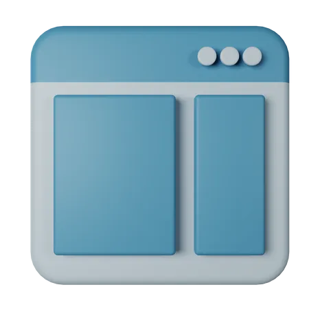 Page web  3D Icon