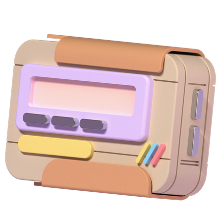 Pager  3D Icon
