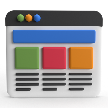 Página web  3D Icon