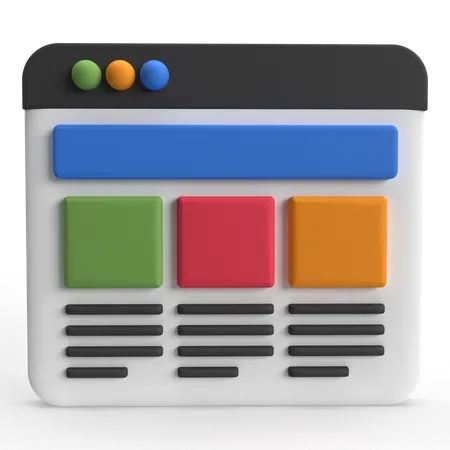 Página web  3D Icon