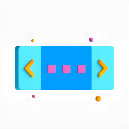 Pagination  3D Icon