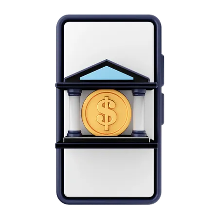 Pago bancario  3D Icon