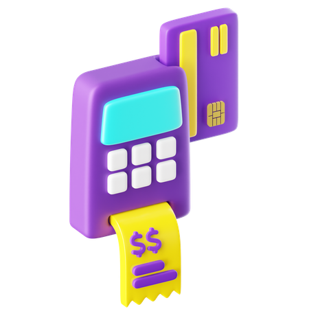 Pago en cajero automático  3D Icon