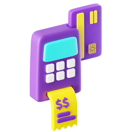 Pago en cajero automático  3D Icon