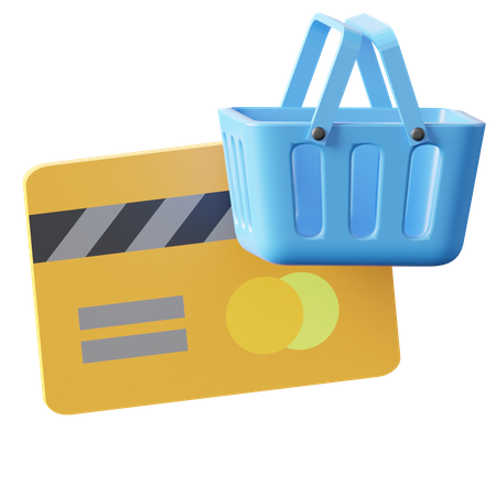 Pago de compras  3D Icon