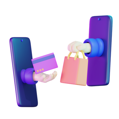 Pago de compras  3D Icon