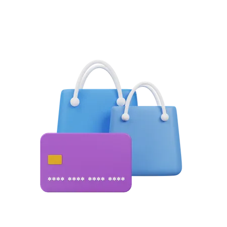 Pago de compras  3D Icon