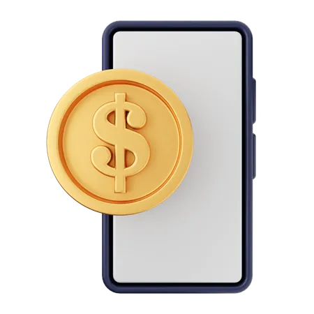 Pago con moneda  3D Icon