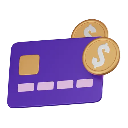 Pago con tarjeta  3D Icon