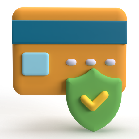 Pago con tarjeta  3D Icon