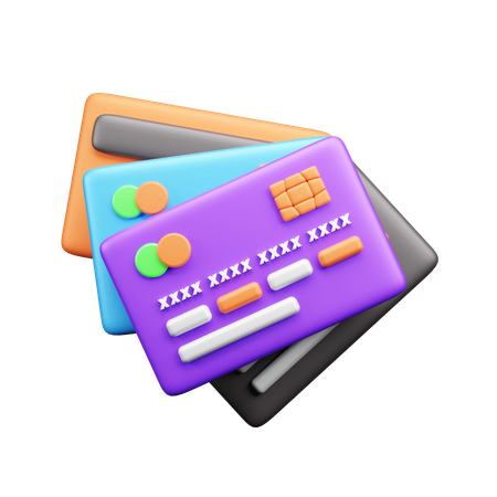 Pago con tarjeta  3D Icon