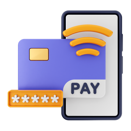 Pago con tarjeta de crédito  3D Icon