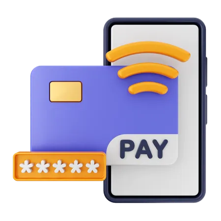 Pago con tarjeta de crédito  3D Icon