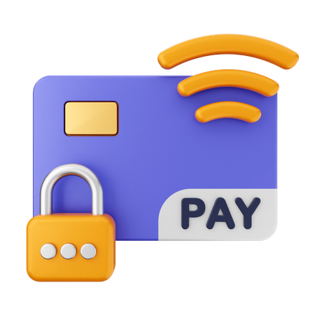 Pago con tarjeta de crédito  3D Icon