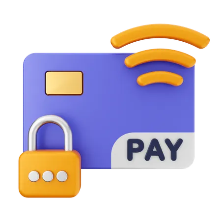 Pago con tarjeta de crédito  3D Icon