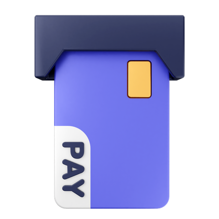 Pago con tarjeta de crédito  3D Icon