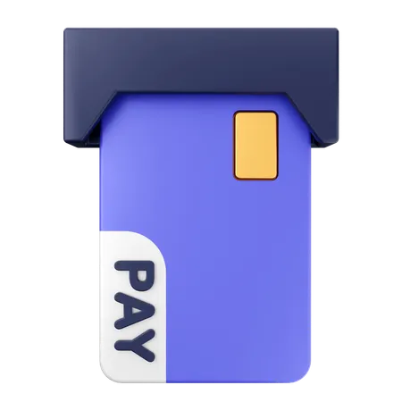 Pago con tarjeta de crédito  3D Icon