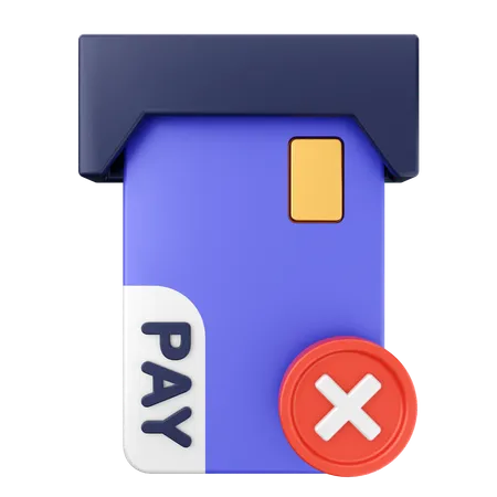 Pago con tarjeta de crédito  3D Icon