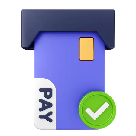 Pago con tarjeta de crédito  3D Icon