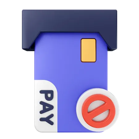 Pago con tarjeta de crédito  3D Icon