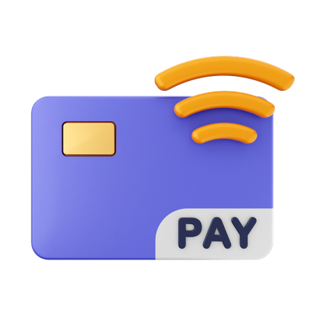 Pago con tarjeta de crédito  3D Icon