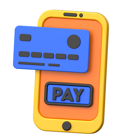 Pago con tarjeta en línea  3D Icon