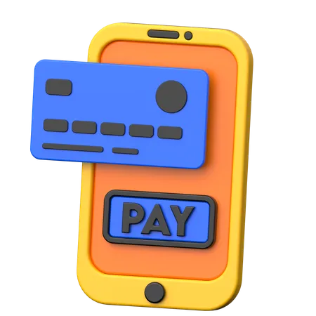 Pago con tarjeta en línea  3D Icon