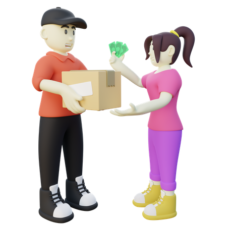 Pago contra reembolso  3D Icon