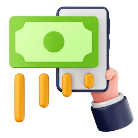 Pago de dinero  3D Icon