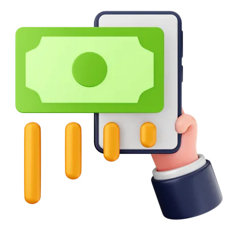 Pago de dinero  3D Icon