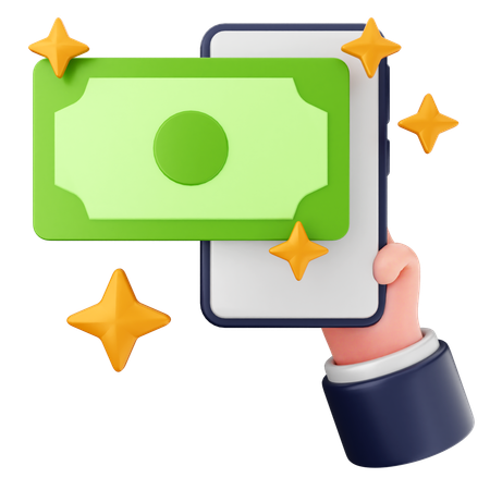 Pago de dinero  3D Icon