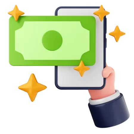 Pago de dinero  3D Icon