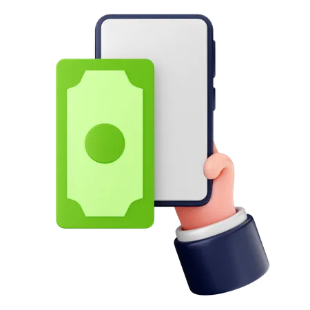 Pago de dinero  3D Icon