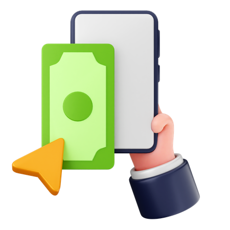 Pago de dinero  3D Icon