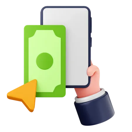 Pago de dinero  3D Icon