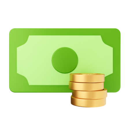 Pago de dinero  3D Icon