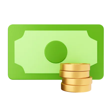 Pago de dinero  3D Icon