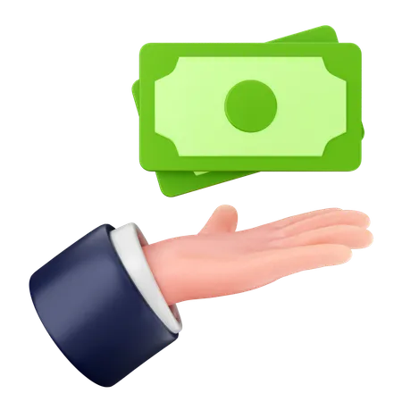 Pago de dinero  3D Icon