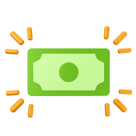 Pago de dinero  3D Icon