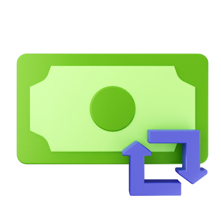 Pago de dinero  3D Icon