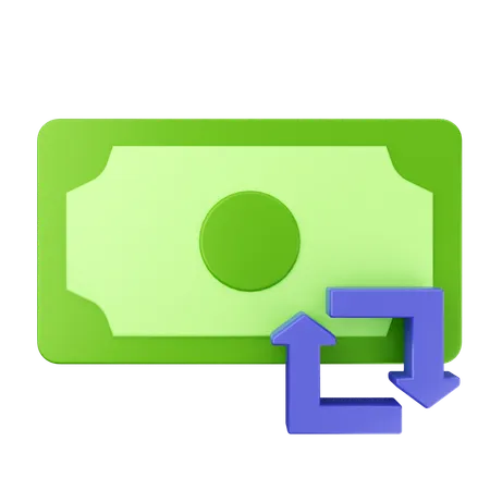 Pago de dinero  3D Icon