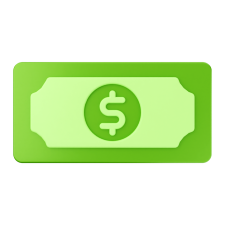 Pago de dinero  3D Icon